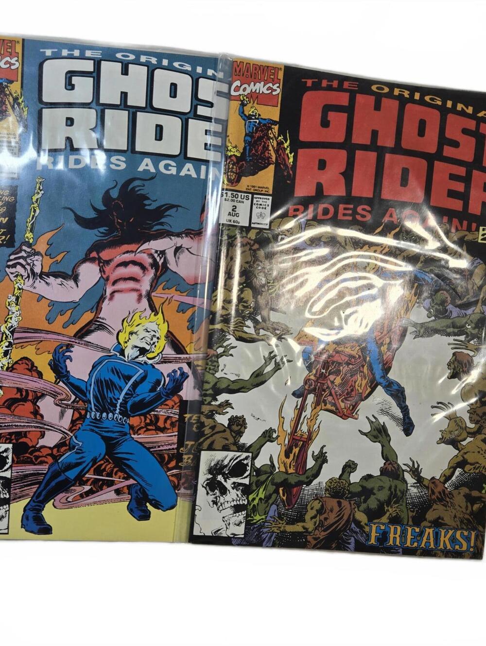 Comic / The Original Ghost Rider Rides Again! / Marvel /  #1 & #2 / July 1991